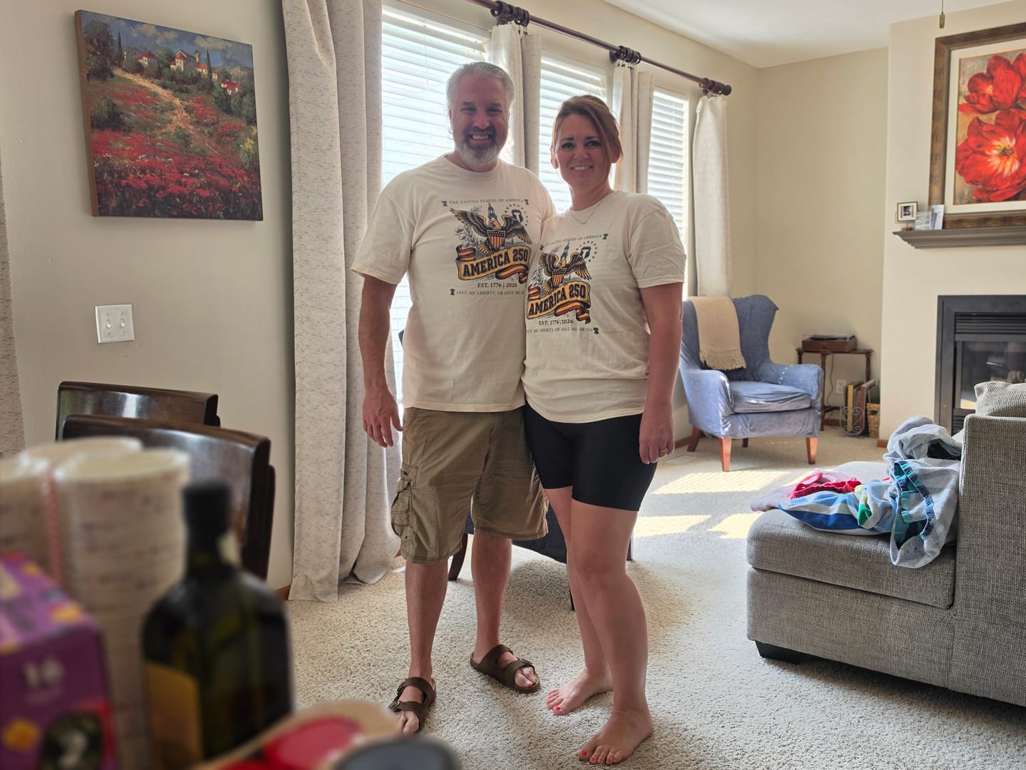 Customer photo review of American T-shirt