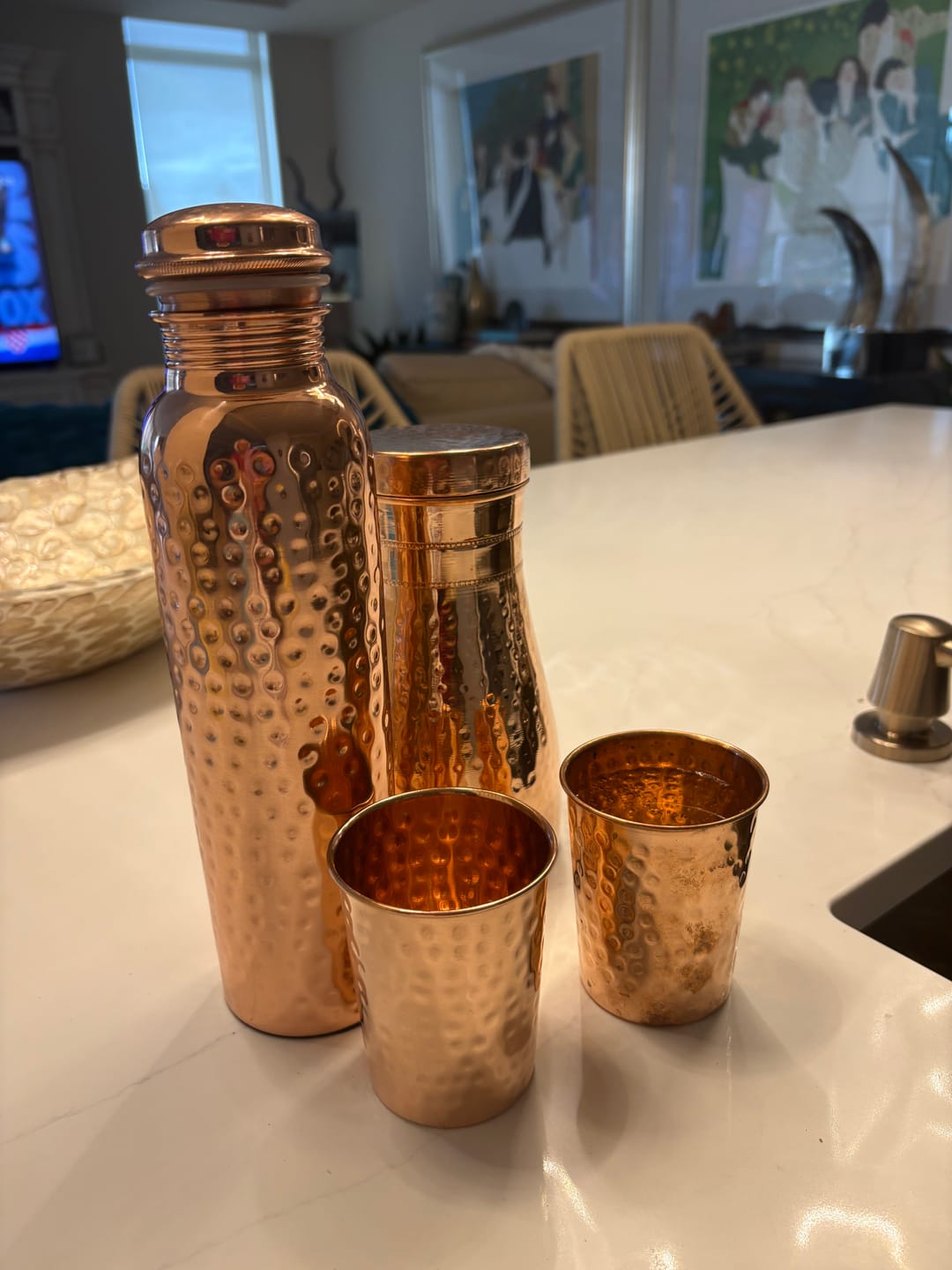 Customer photo review of Himalayan Ayurvedic Bedside Carafe