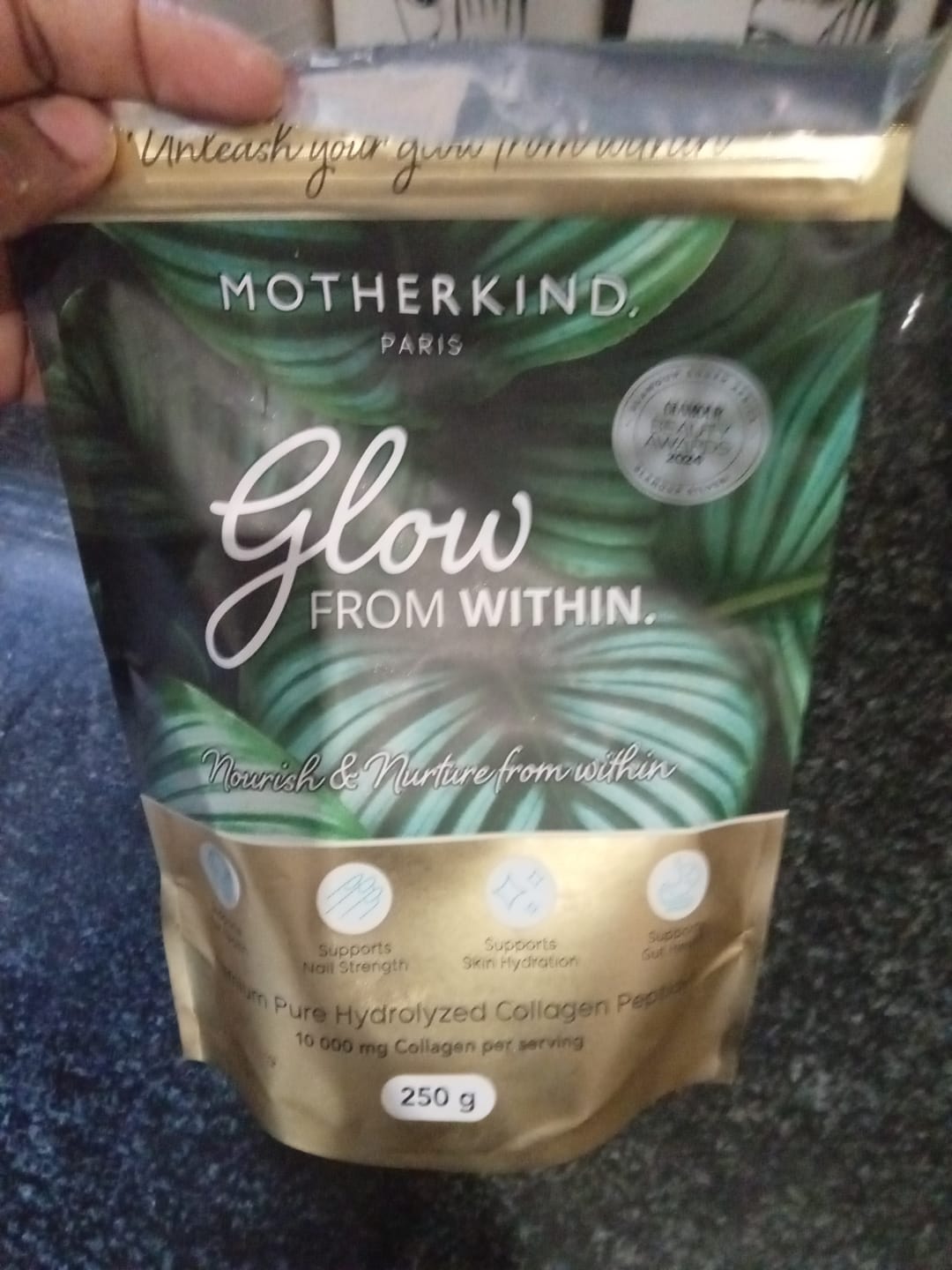 Customer photo review of Glow From Within Collagen - 250g