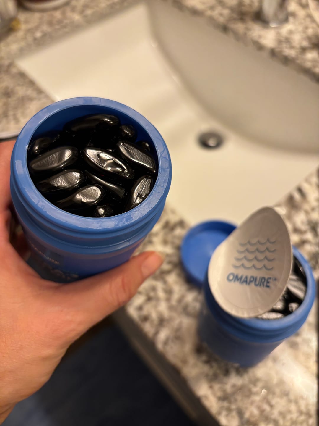 Customer photo review of OMAPURE Omega-3 Fish Oil