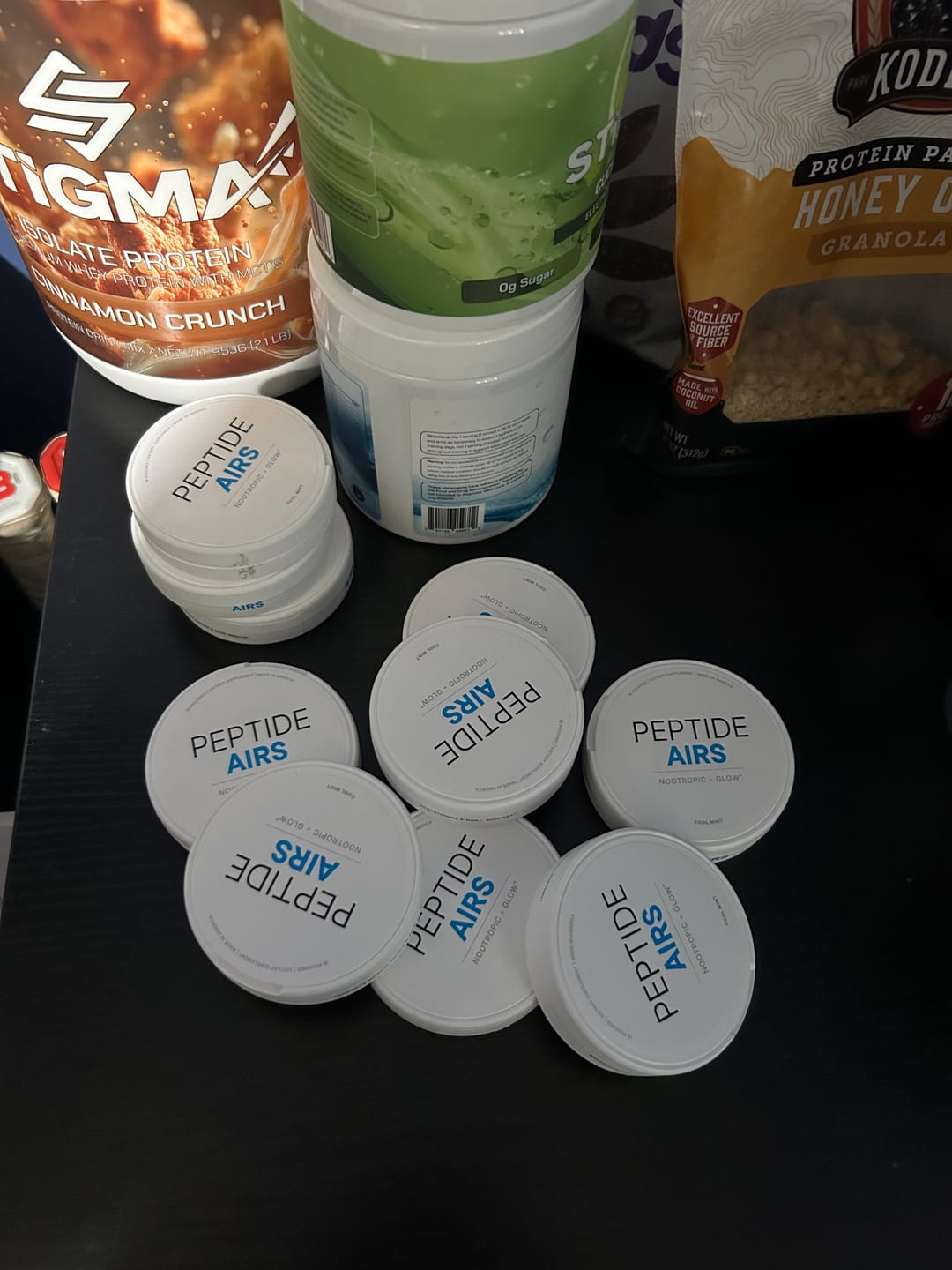 Customer photo review of Peptide Airs - Glutathione & NAD+ Energy Pouches