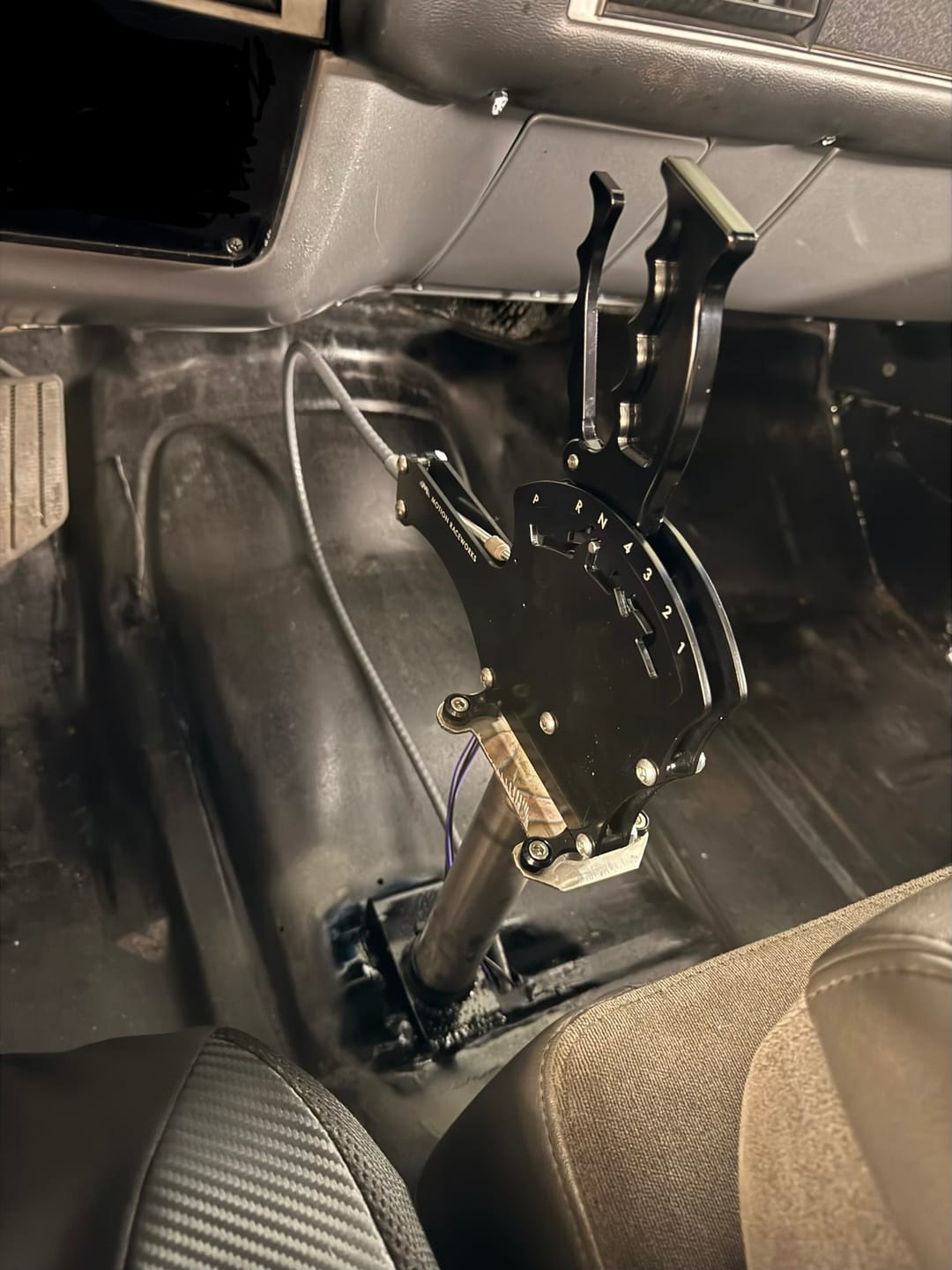 Customer photo review of 4L80E 4 Speed Standard Pattern Operator Series Billet Shifter Front Exit