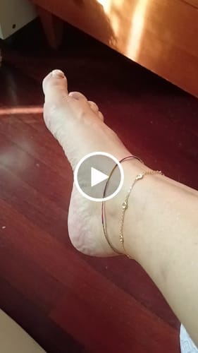 Customer photo review of Tobillera Diamonds