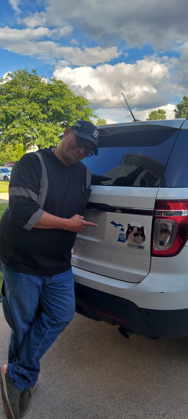 Customer photo review of Your photo - Personalized Car Magnet