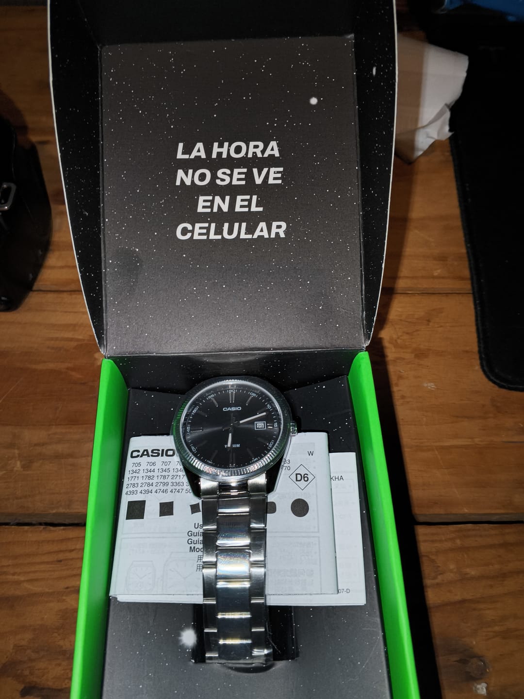 Customer photo review of Reloj Casio Análogo MTP-1302D-1A1V Negro 38,5mm
