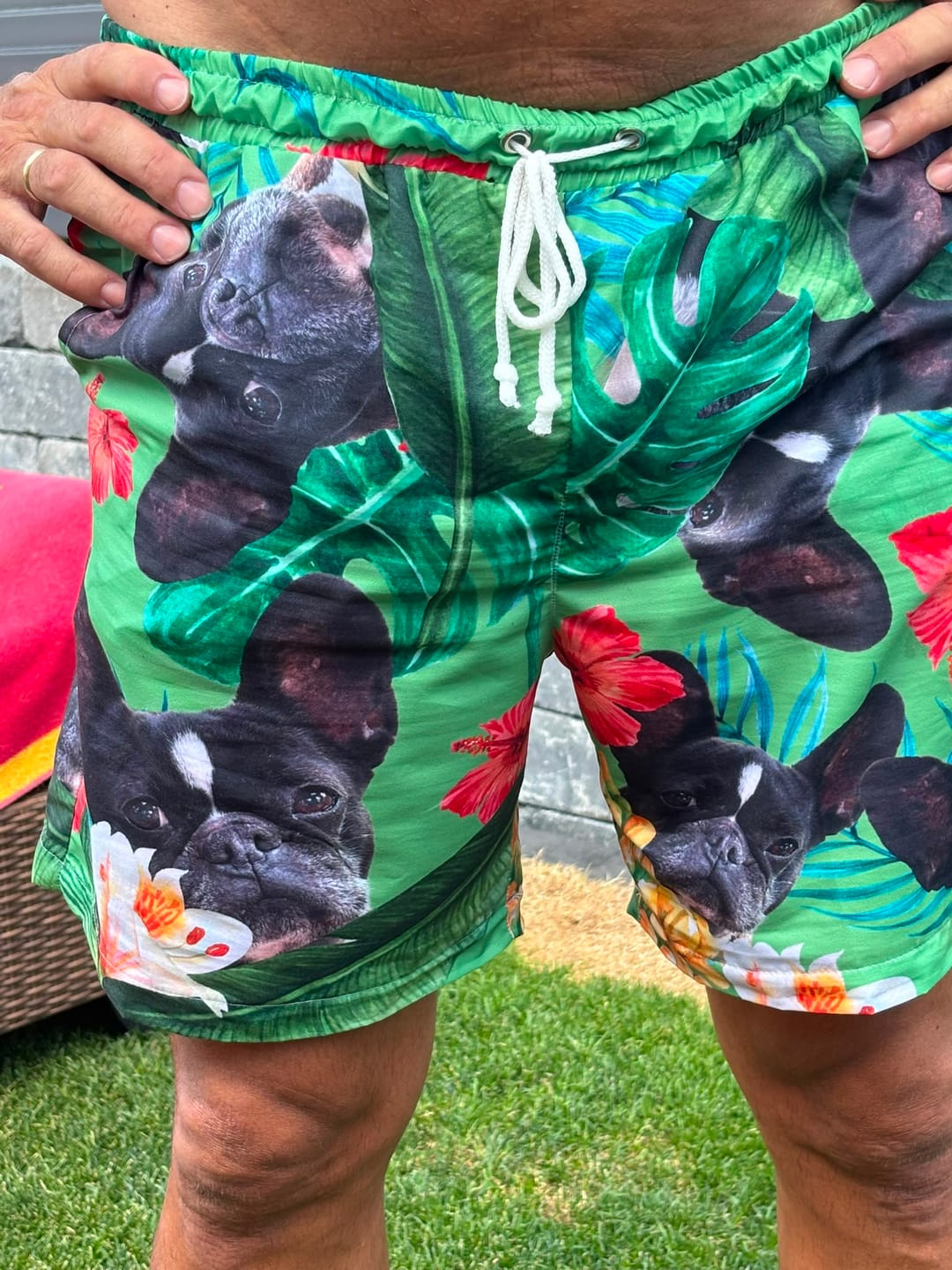 Customer photo review of Personalisierte Badehose - Dein Foto