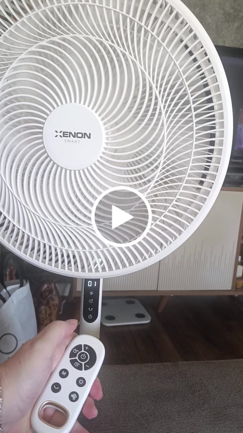 Customer video review of Ayaklı Vantilatör Air Lite | Akıllı, WiFi, 12 Kademe, Kumandalı, Ultra Sessiz (X7431)