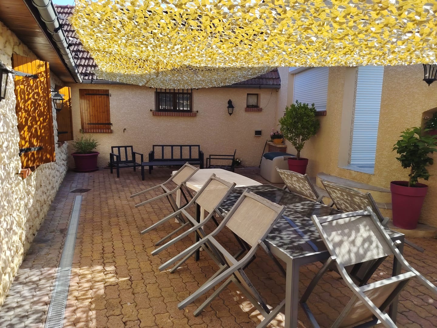 Customer photo review of Filet de camouflage renforcé câble acier