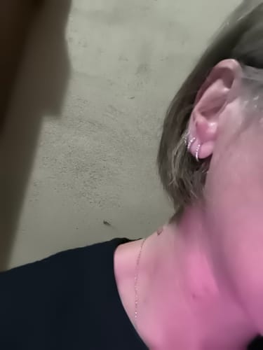 Customer photo review of Pendientes Triple Aros