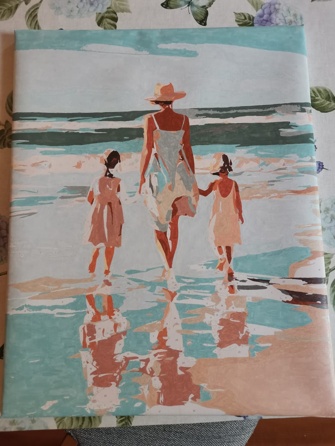 Customer photo review of Two daughters | Paint by Number
