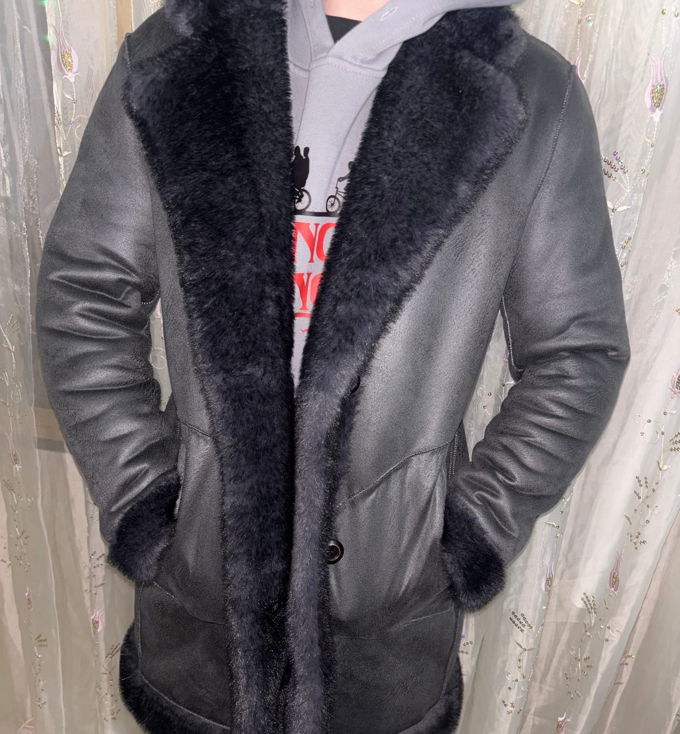 Customer photo review of BILSON™ Çift Taraflı Vizon Kaban