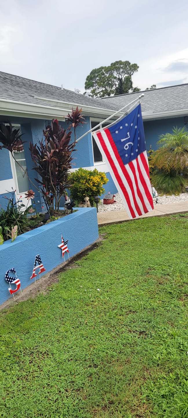 Customer photo review of 3' x 5' Bennington Flag