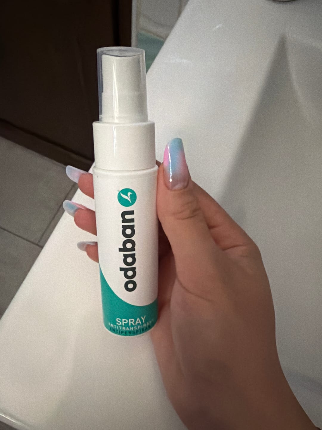 Customer photo review of odaban® Spray Antiperspirant