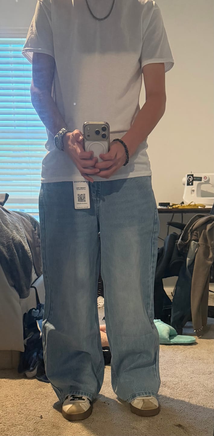 Customer photo review of Light Blue Denim V2