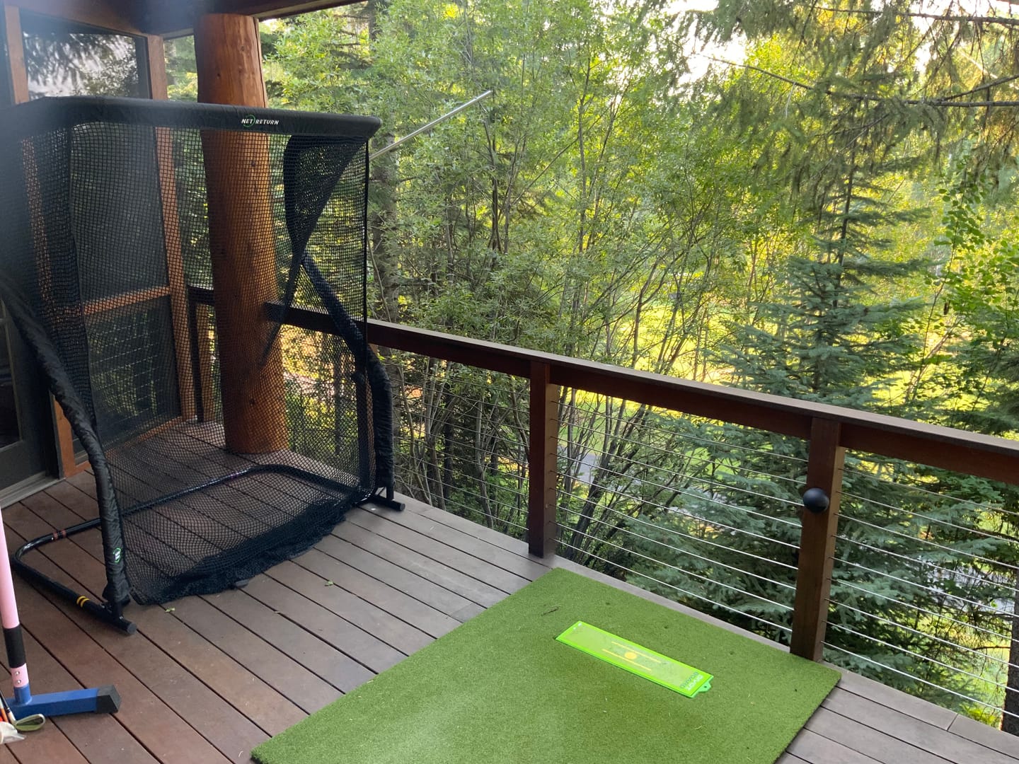 Customer photo review of Divot Board Turf Mat 4x5 - Bundle
