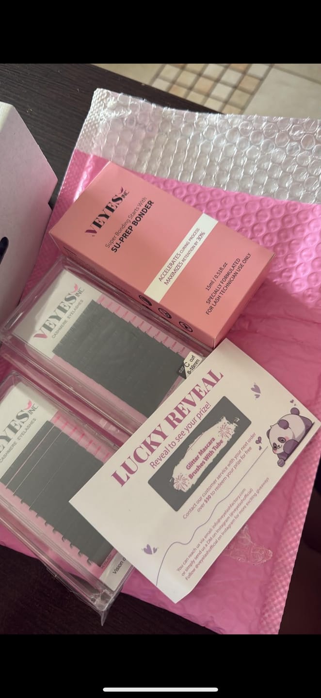 Customer photo review of VEYESINC Cashmere Lashes - 0.07MM