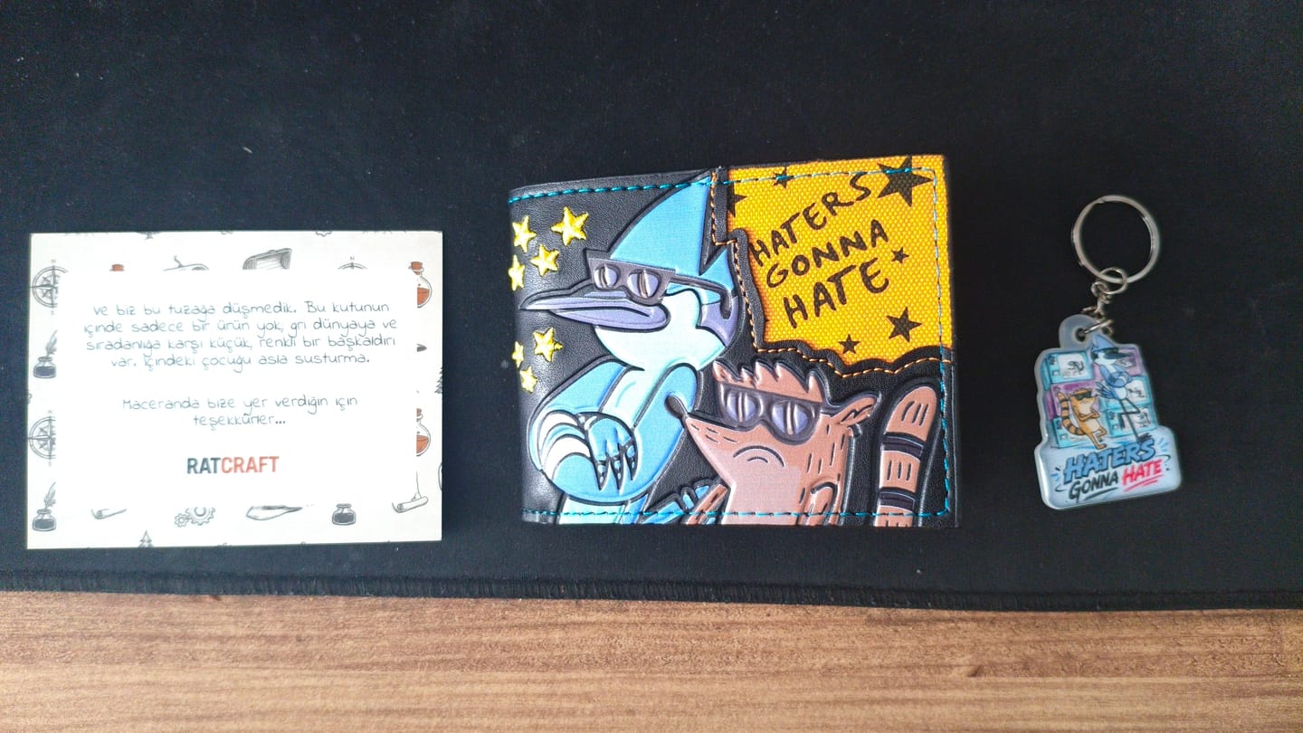 Customer photo review of Regular Show Cüzdan