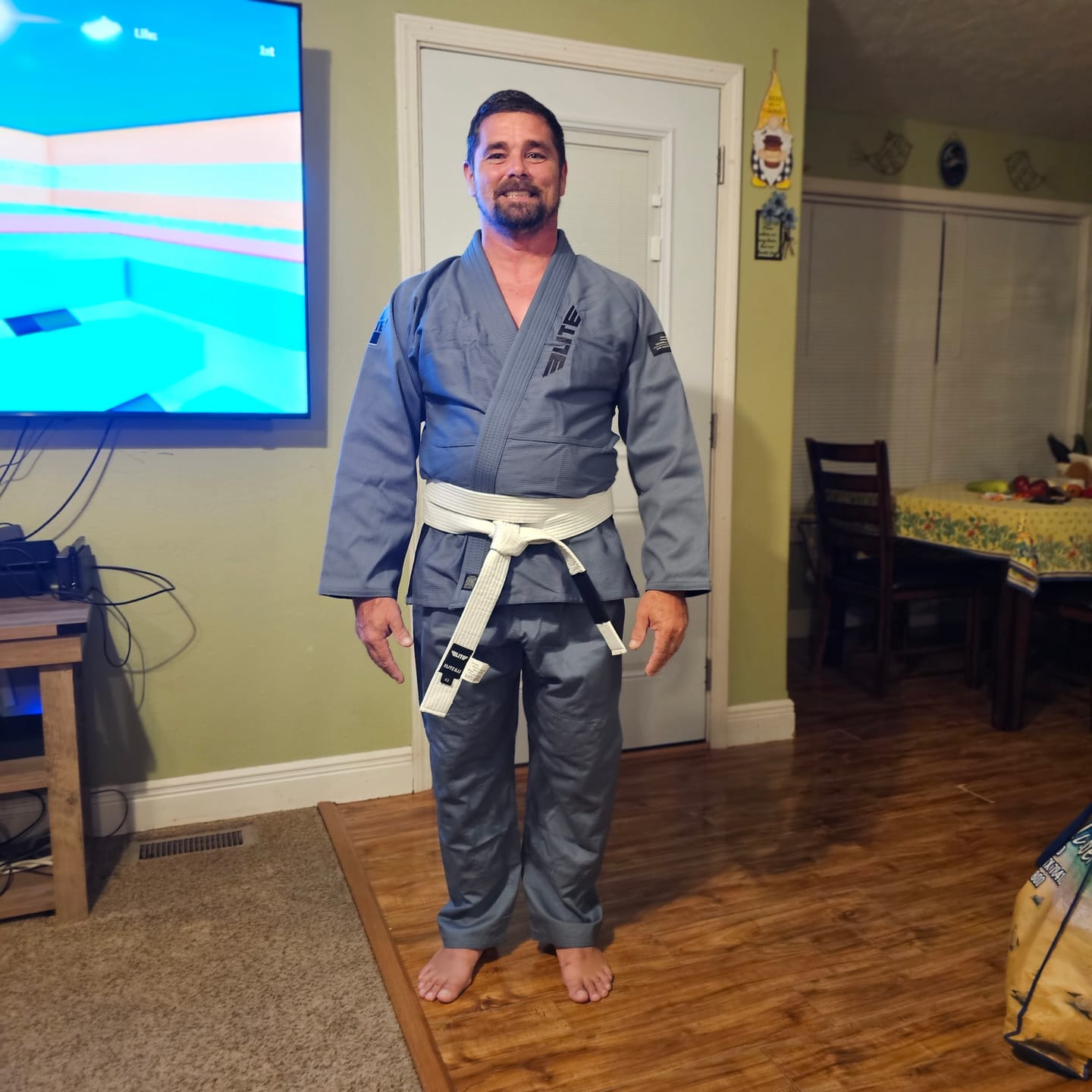 Customer photo review of Core Gray Brazilian Jiu Jitsu Mens BJJ Gi