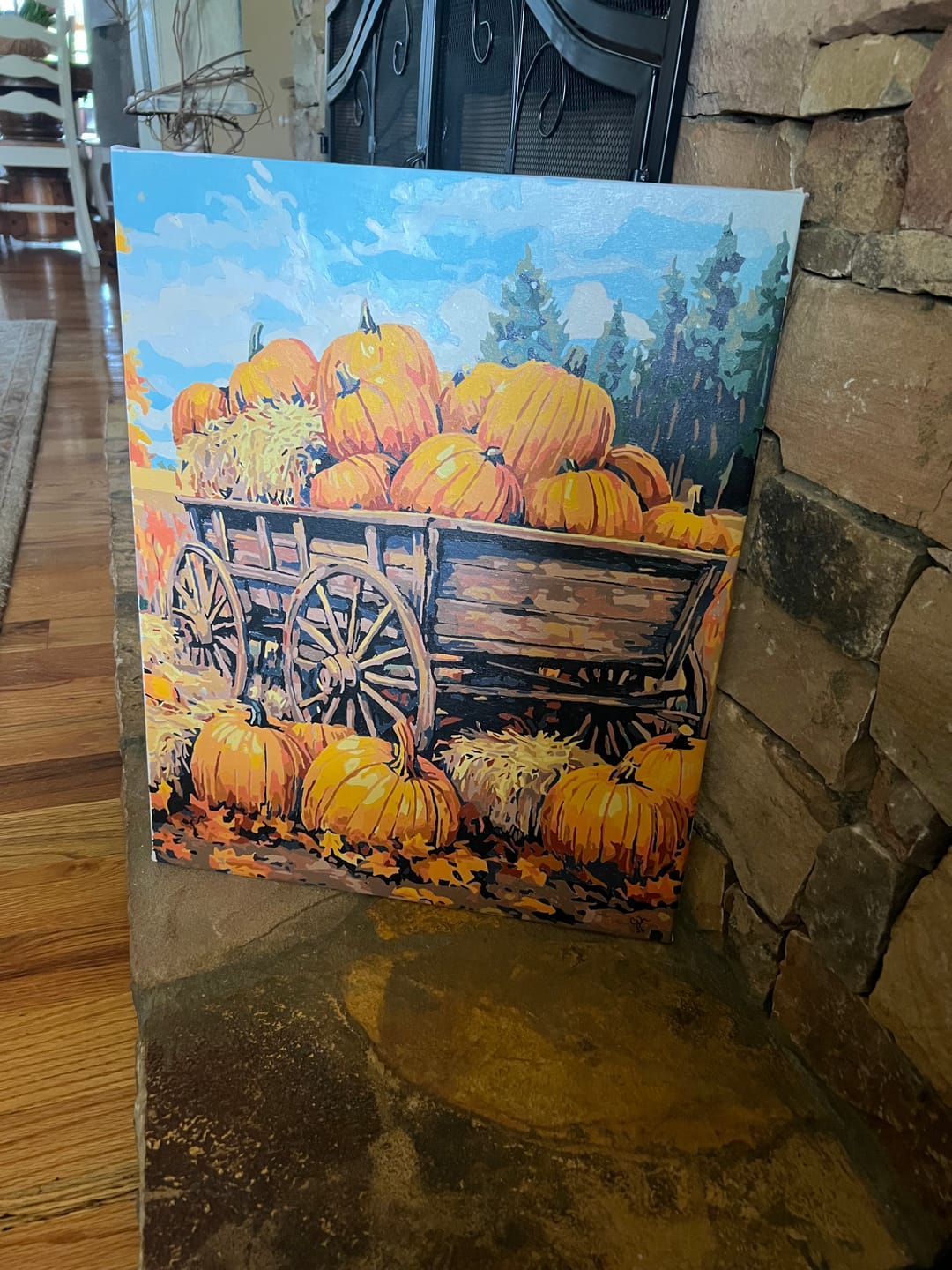 Customer photo review of Pumpkin Wagon