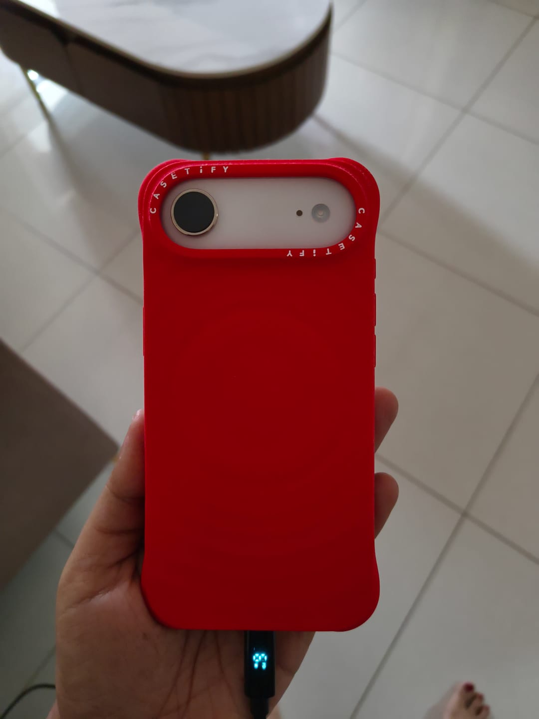 Customer photo review of Ripple Texture iPhone Case - Bloom Colors