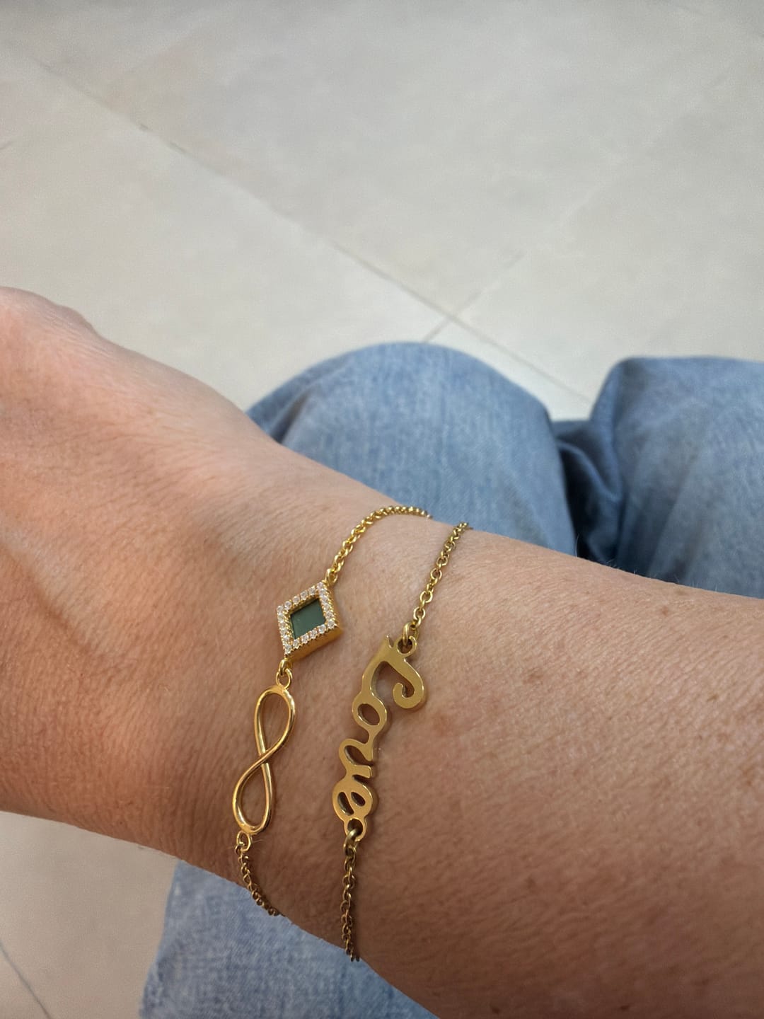 Customer photo review of Infinity Bracelet