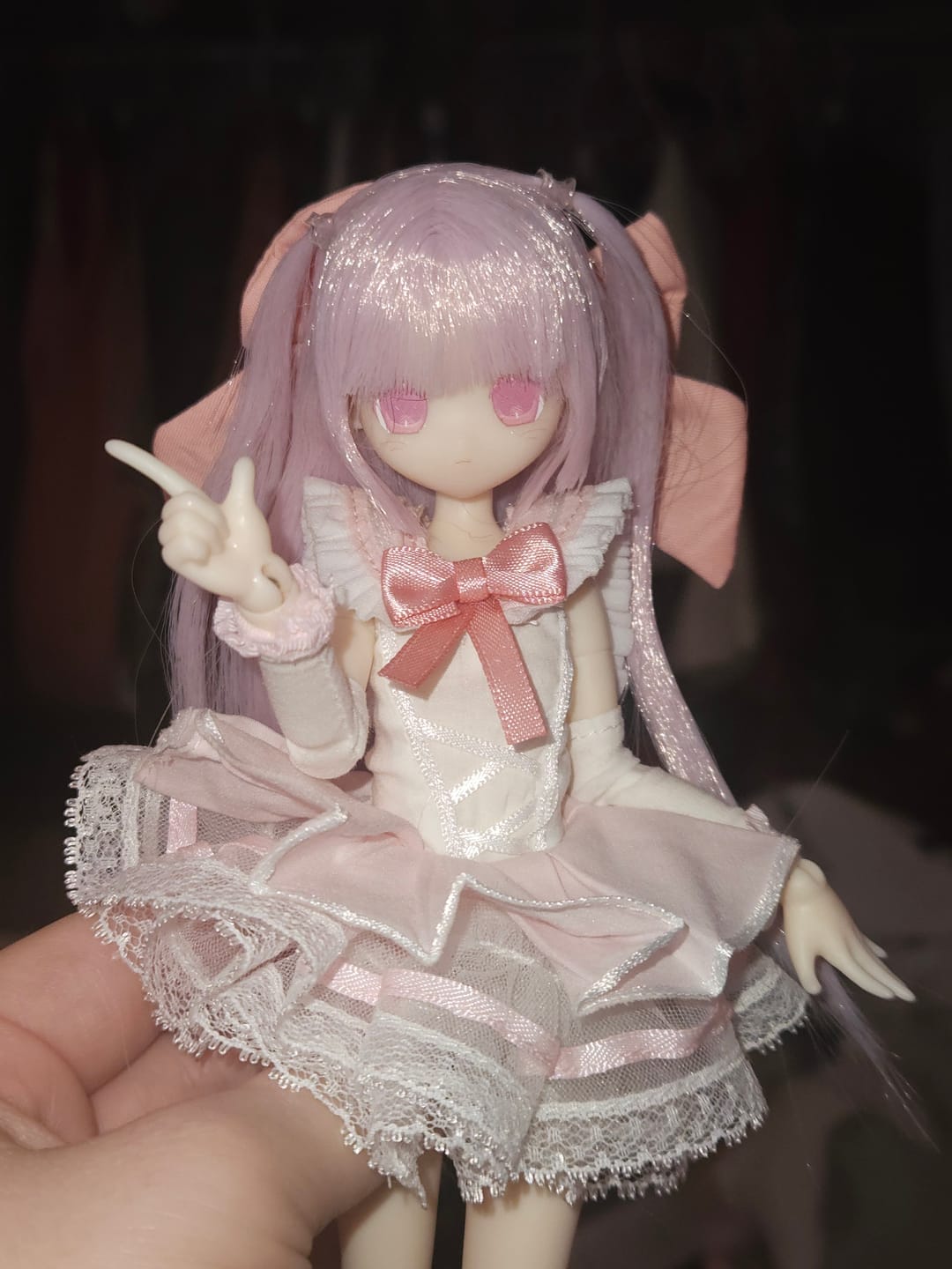 Customer photo review of Henshin Denki Street Series Blank Rooted Hair Head
