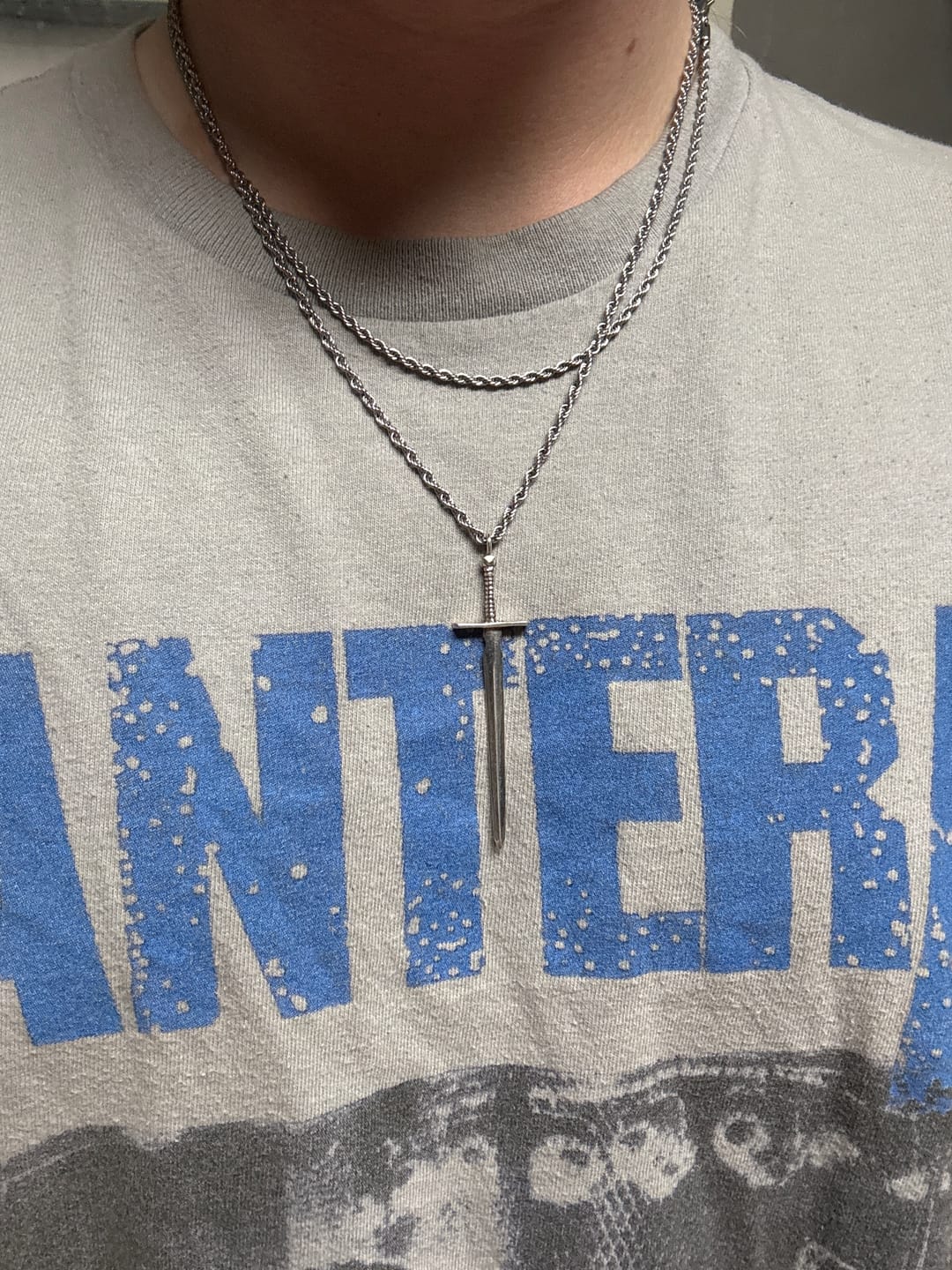 Customer photo review of STAINLESS STEEL ROPE CHAIN