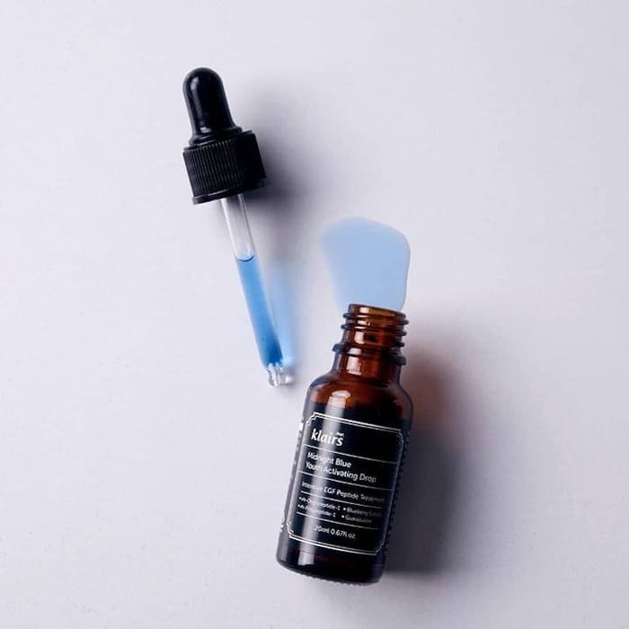 Customer photo review of EGF Blue Youth Activating Drop | EGF Peptide Serum