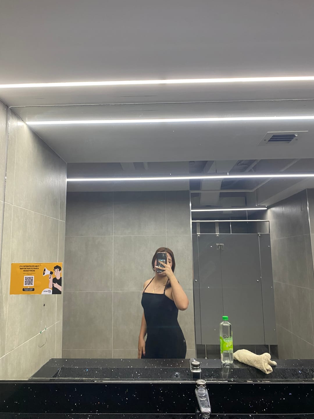 Customer photo review of Halter Suit | Dark Grey
