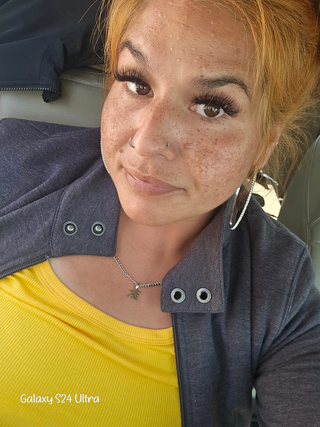 Customer photo review of Gothic Letter Necklace w/ Cuban Chain