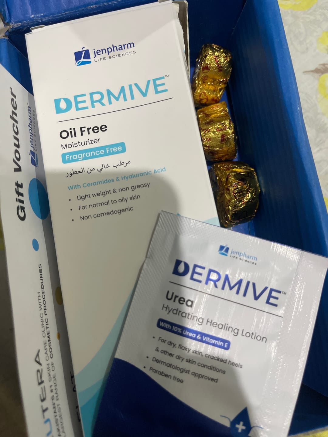 Customer photo review of Dermive Oil-Free Fragrance Free Moisturizer