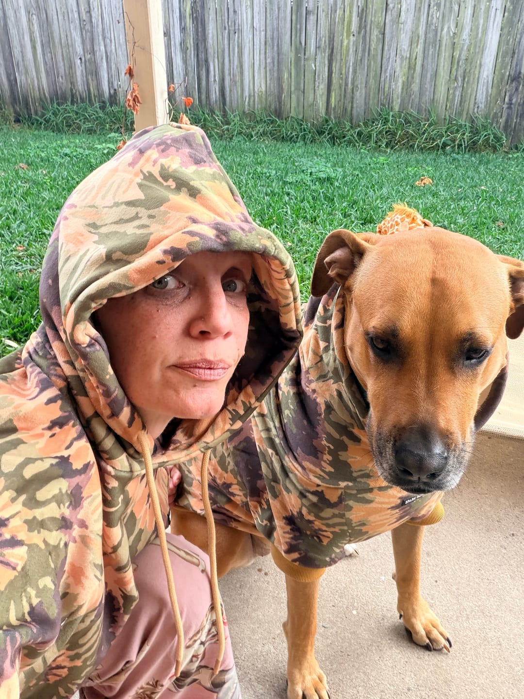 Customer photo review of Velvet Human Hoodie - Berry Lemonade
