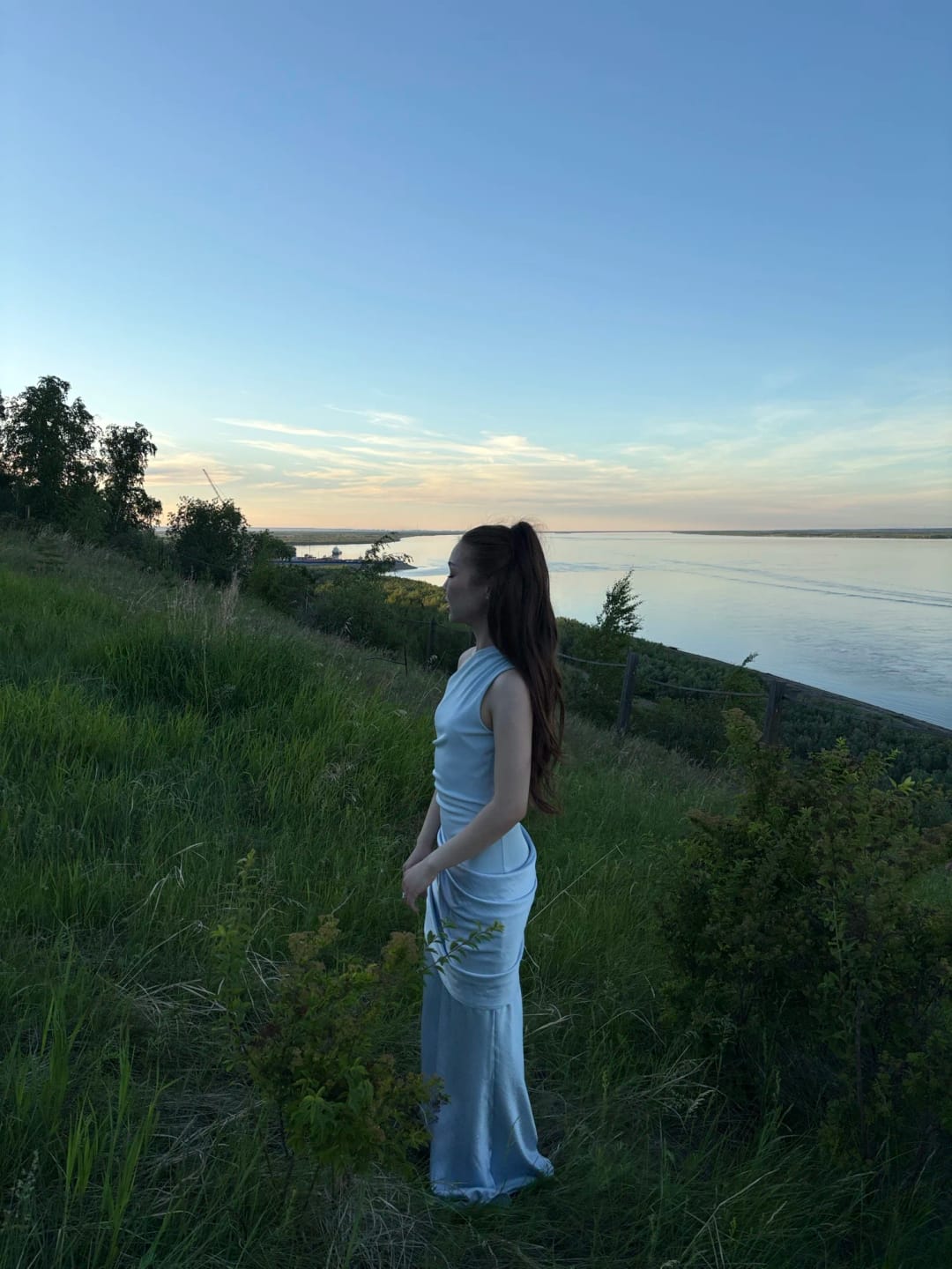 Customer photo review of Jasmine One-Shoulder Maxi Dress