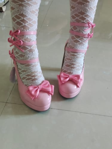 Customer photo review of Sparkling Barbie Lolita Mary Jane