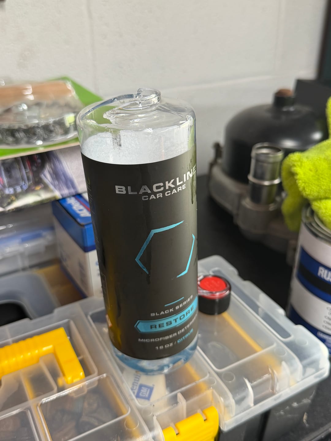 Customer photo review of BLACKLINE® RESTORE MICROFIBER DETERGENT