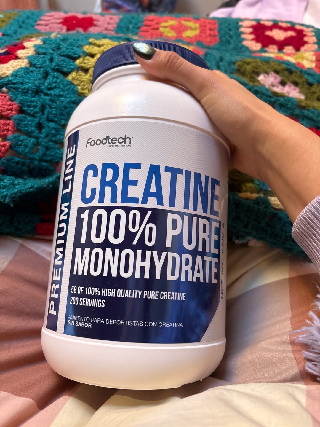 Customer photo review of Creatine 100% Pure Monohydrate 1kg - Foodtech
