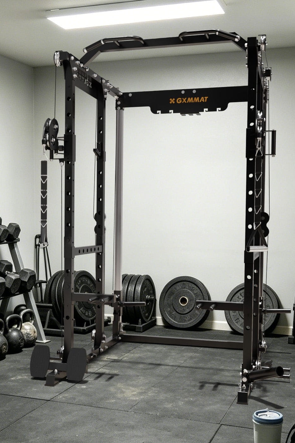 Customer photo review of GXMMAT X6 Power Rack + Weight Bench + Barbell Package