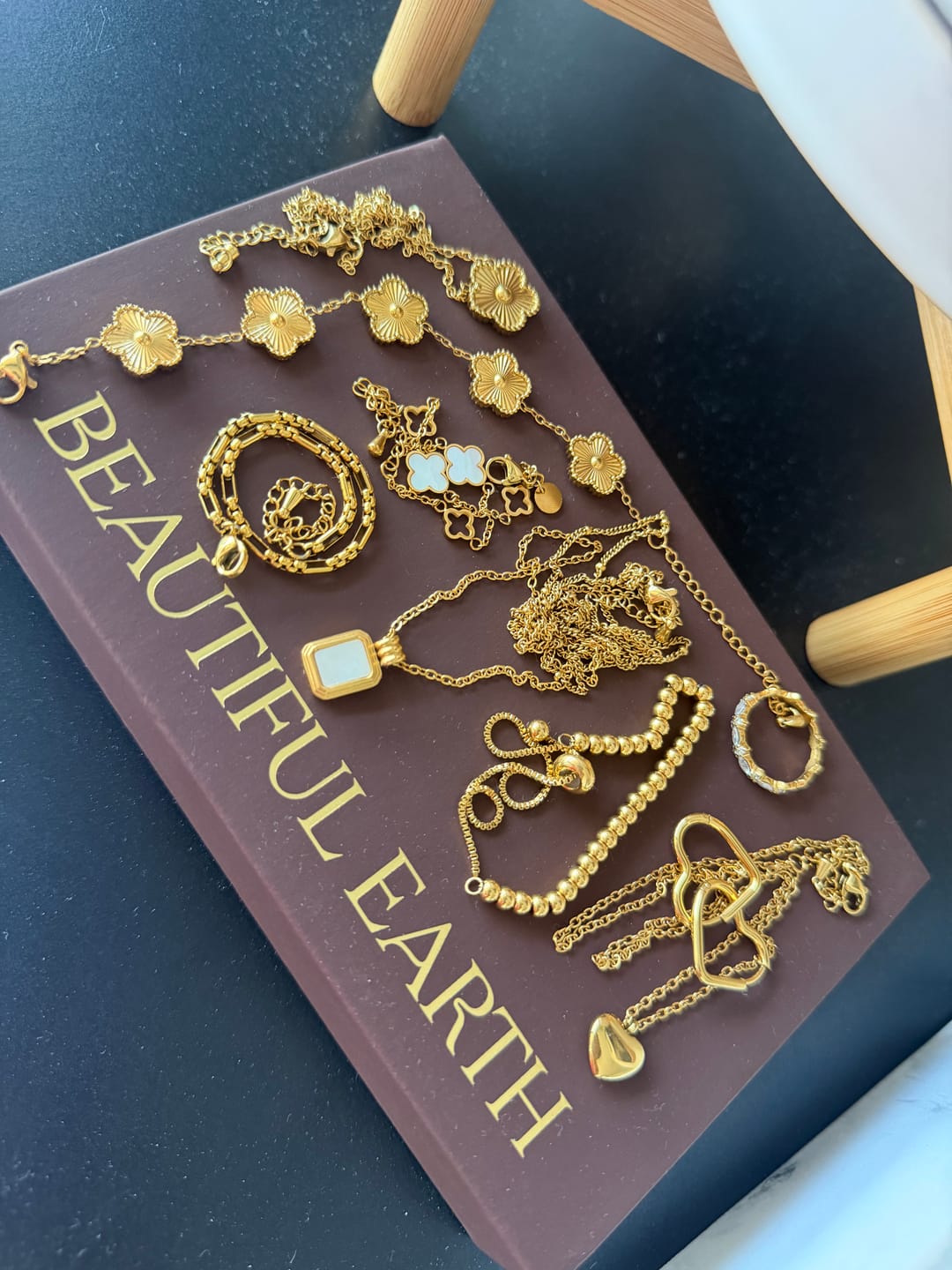 Customer photo review of Lucia Clover Bracelet