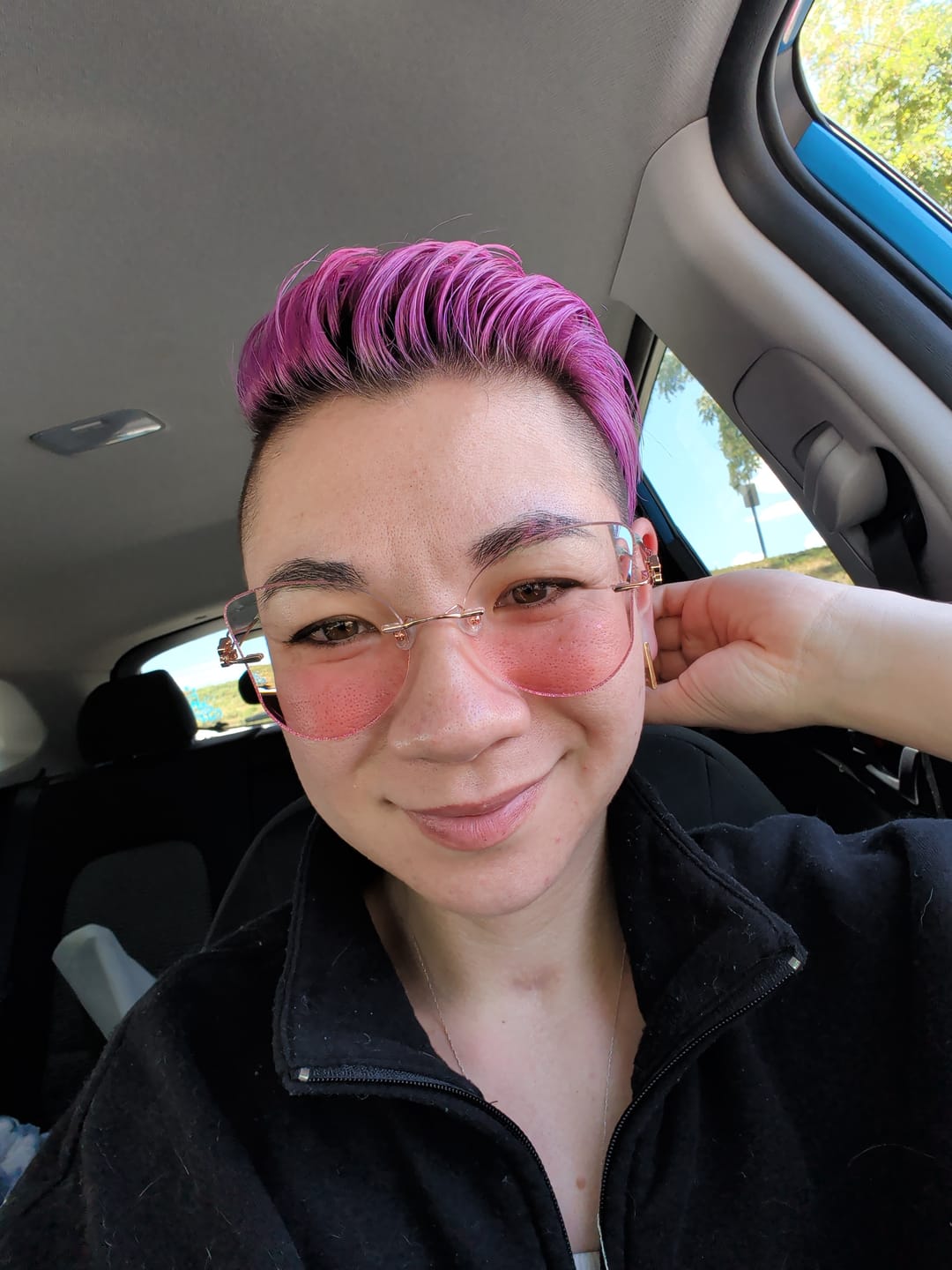 Customer photo review of Larisa Eyeglasses