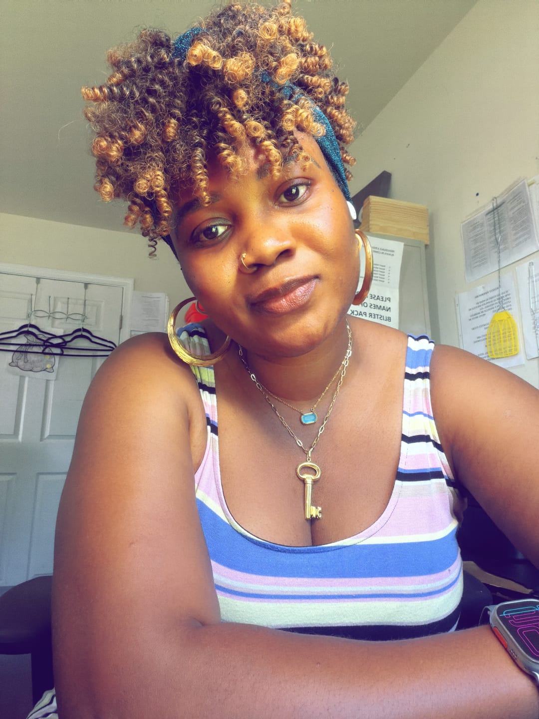 Customer photo review of Stone Pendant Necklace