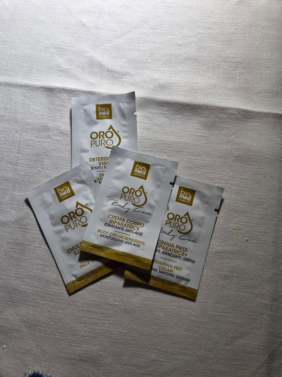 Customer photo review of Omaggio Set provami Comestica ORO Puro