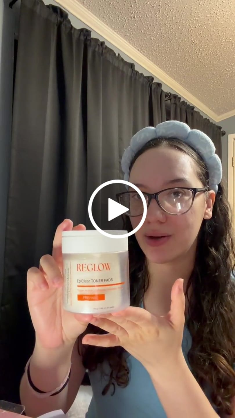 Customer video review of ReGlow EpiClear Toner Pads – Triple-Action Exfoliation (PHA + AHA + BHA) & Niacinamide