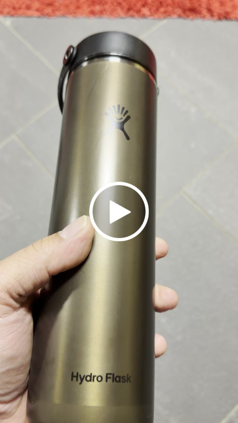 Customer video review of Hydro Flask Lightweight Wide Mouth Trail Series™ 24oz, Obsidian