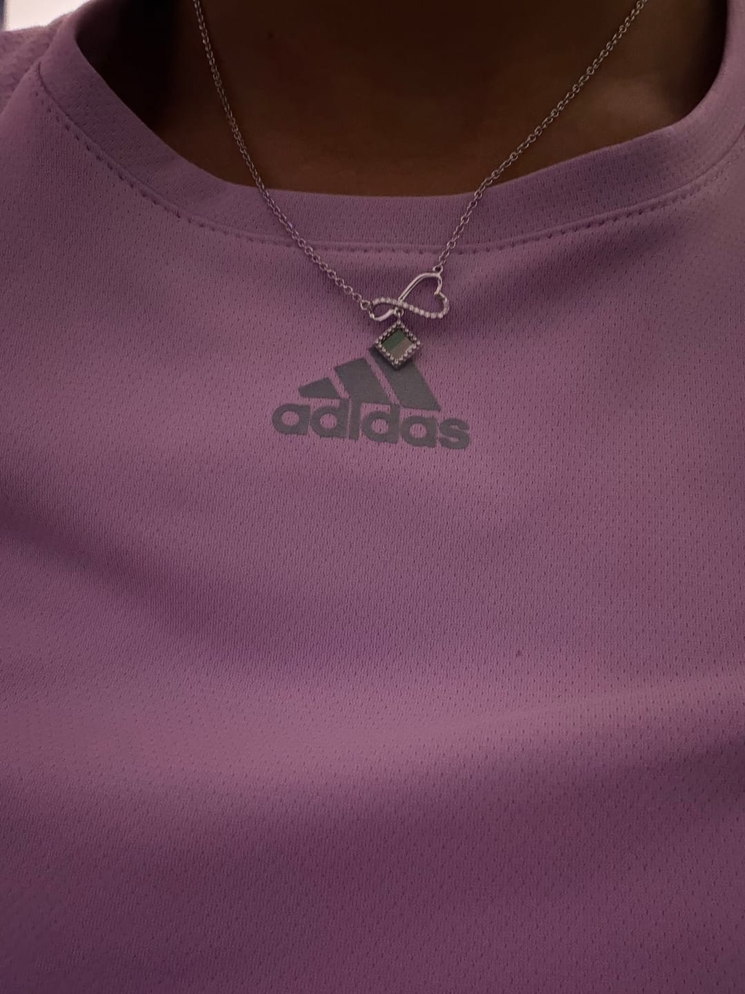 Customer photo review of Eternal Love Necklace