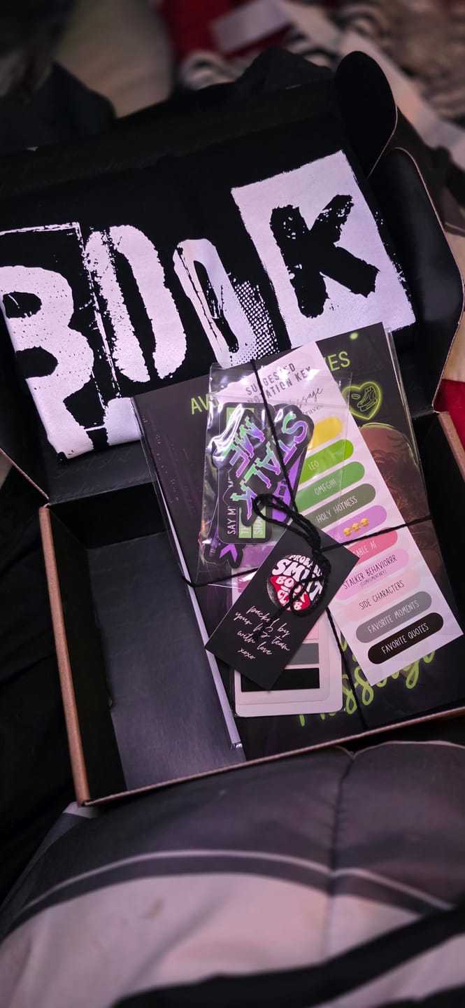Customer photo review of smut slut book club subscription