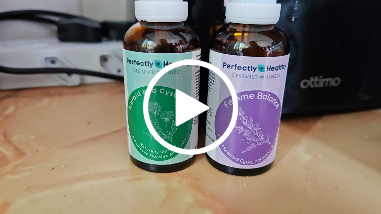 Customer video review of Fibroid & Hormonal Balance Combo
