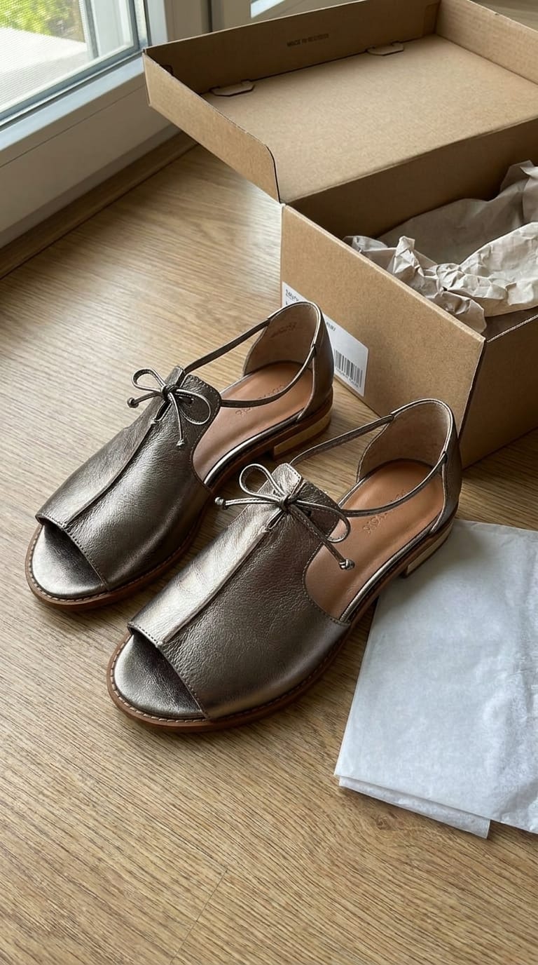 Customer photo review of LILLIANA | SANDALIAS DE PIEL CON CORREA