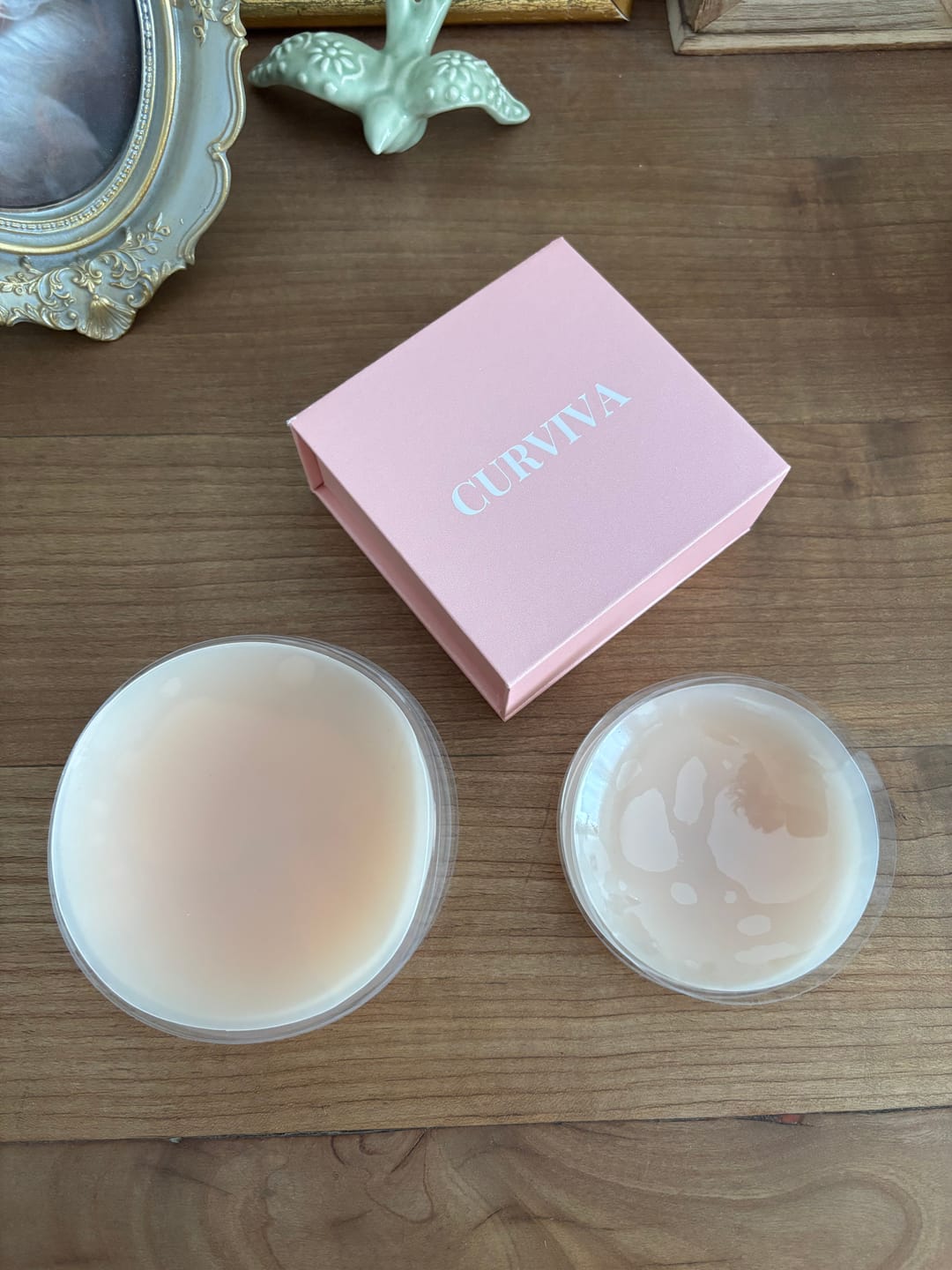Customer photo review of Pezoneras Círculos sin Adhesivo