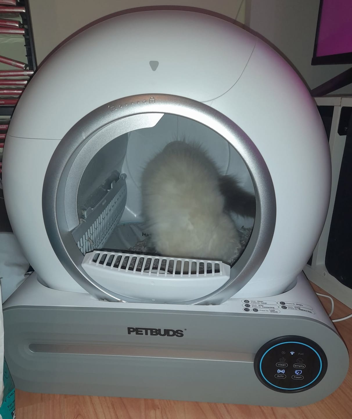 Customer photo review of Petbuds™ Pro 2026 Automatic Self-Cleaning Litter Box