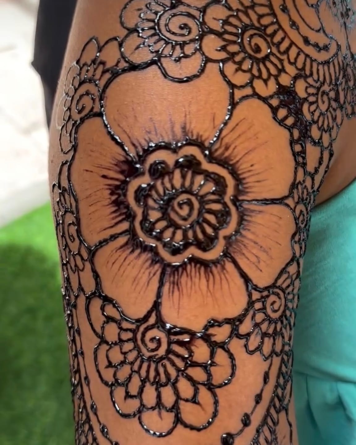 Customer photo review of Jagua Tattoo Kit (1 oz)
